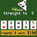Jacks or Better video poker mobile phone game
